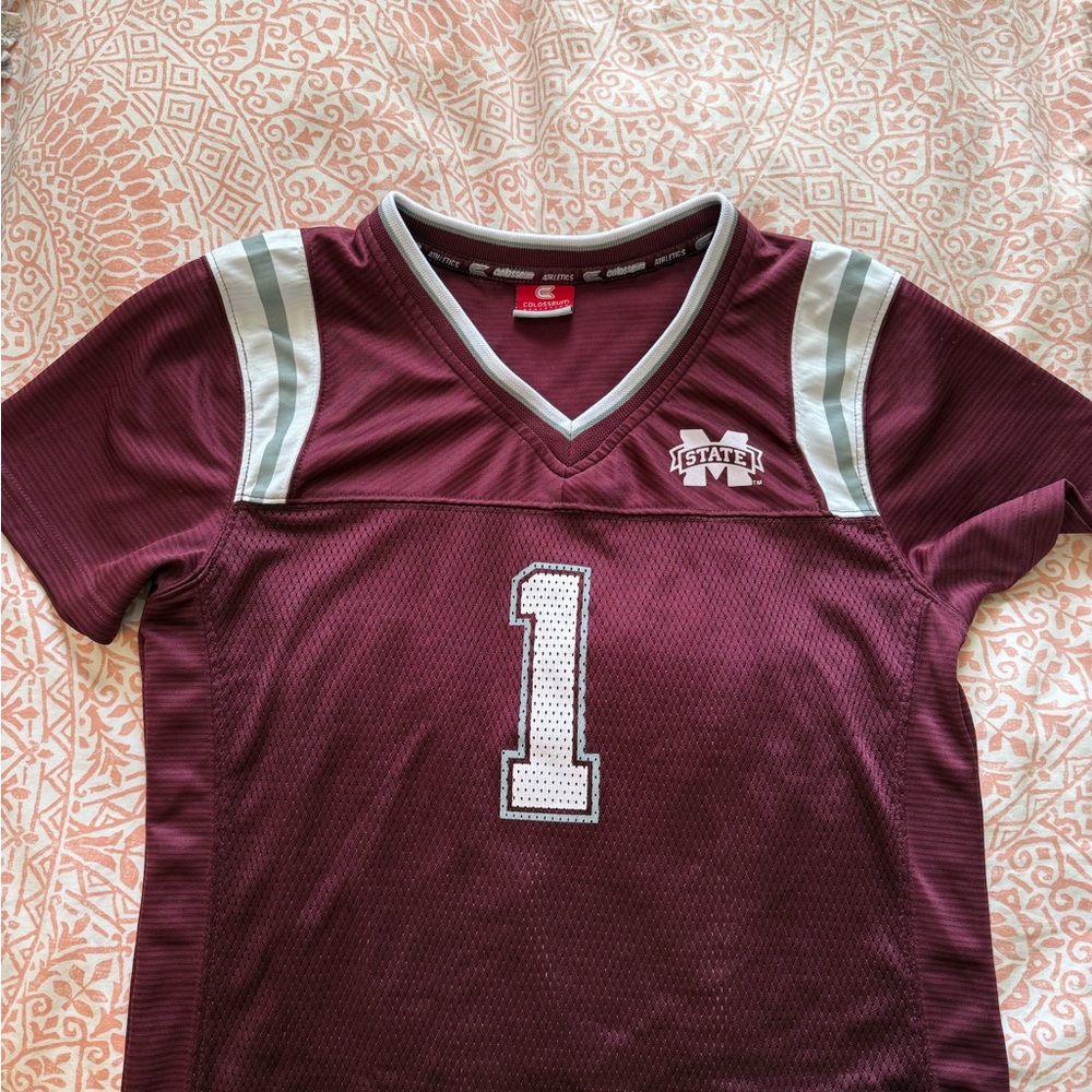 Kids Maroon Sports Jersey
